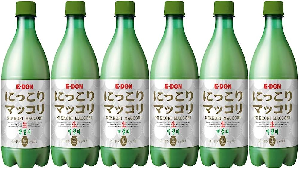 【冷蔵】『 二東 E-DON』にっこり生マッコリ　イドン生マッコリ【750ml x 6 本 セット】