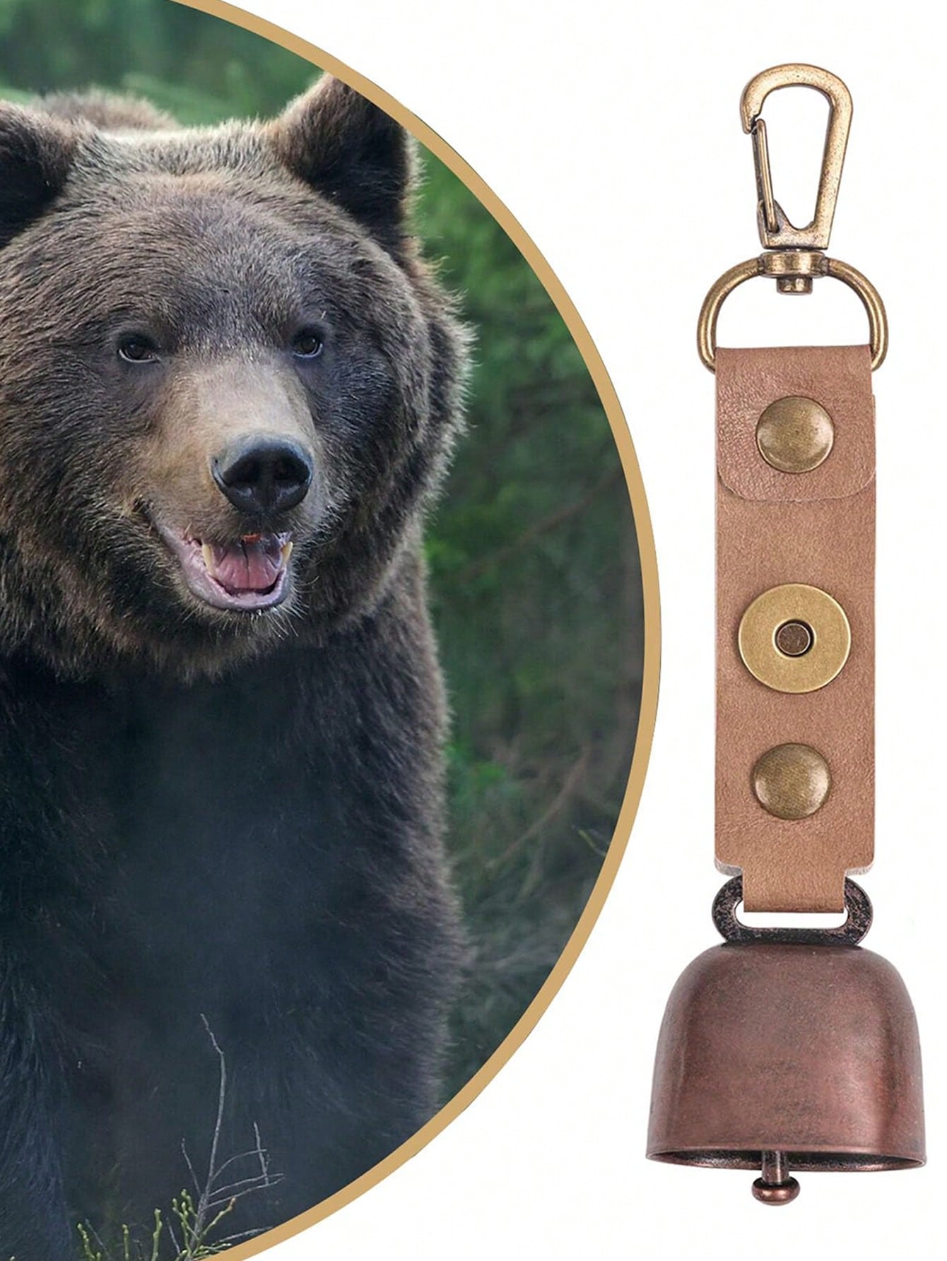 ★今日だけP10+5%券★熊よけ鈴 2点セット 熊鈴 鈴 ベル 山鈴 熊ベル 熊よけベル 登山 消音機能 付き カラ..