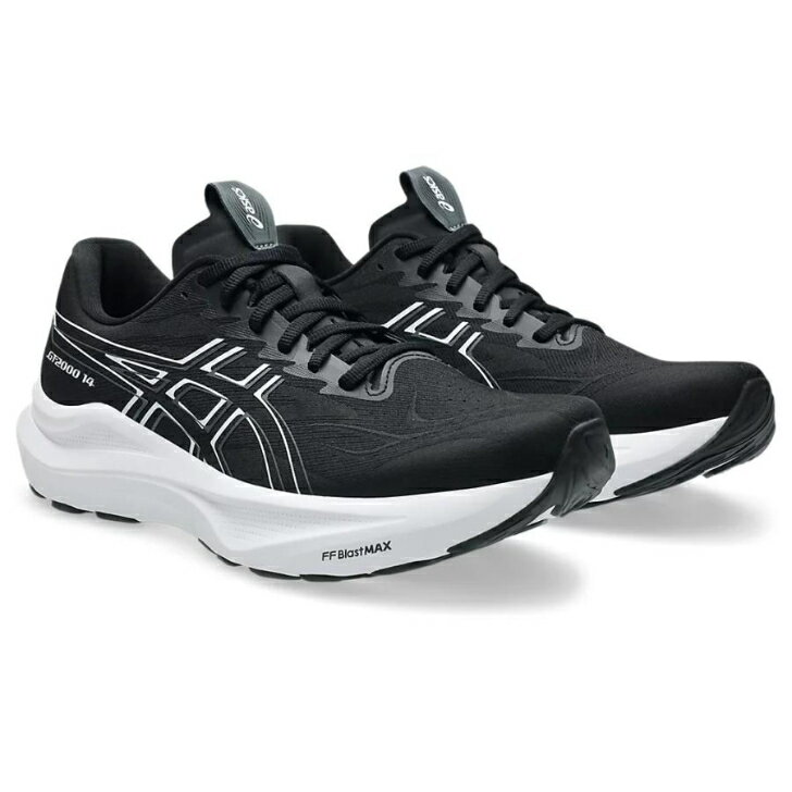 アシックス GT-2000 14 エクストラワイド EXTRA WIDE メンズ ランニングシューズ 1011C057(001) Black/White エクストラワイド 幅広 ジョギング ファンラン マラソン トレーニング用 部活 アップシューズ クッション性 安定性
