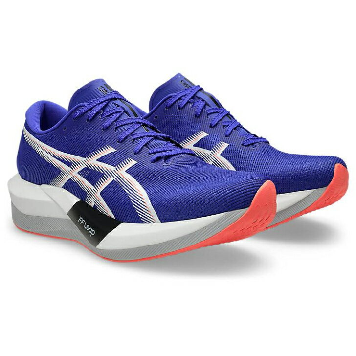 アシックス マジックスピード 5 ワイド MAGIC SPEED 5 WIDE メンズ ランニングシューズ 1013A184 (400) Cobalt Burst/White ワイドフィット レーシング トレーニング 駅伝 ロードレース マラソン カーボンプレート入りシューズ