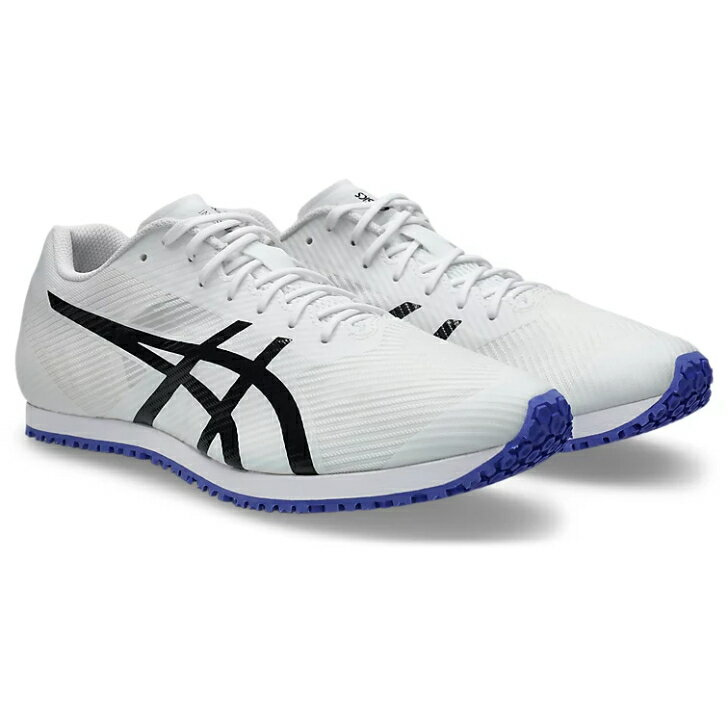 アシックス ウインドスプリント 3 WINDSPRINT 3 メンズ ランニングシューズ 1093A208(101) White/Cobalt Burst スタンダードフィット 陸上競技 スプリントトレーニング 短距離 トレーニング用 部活 薄底 世界陸連新ルール対応
