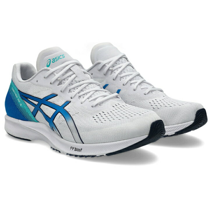 アシックス ターサー RP 3 ワイド TARTHER RP 3 WIDE メンズ ランニングシューズ 1011B466(101) White/Directoire Blue ワイドフィット レーシングシューズ 陸上競技 スピードトレーニング 部活 アップシューズ