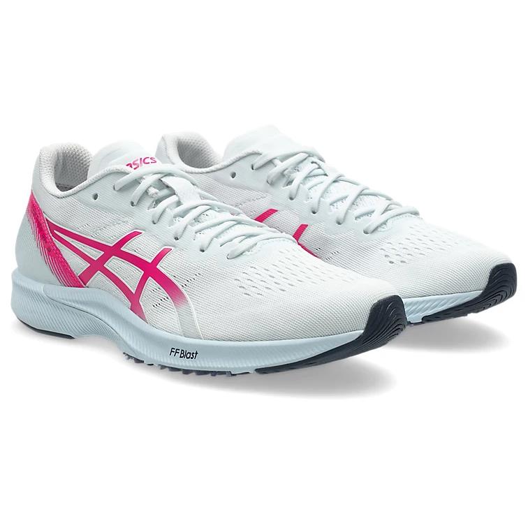 アシックス TARTHER RP 3 ターサー RP 3 レディース ランニングシューズ 1012B292(402) Arctic Blue/Pink Glo スタンダードフィット レーシングシューズ 陸上競技 スピードトレーニング 部活 アップシューズ