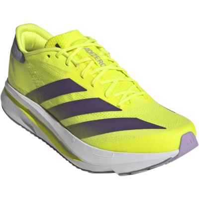 アディダス アディゼロ SL 2 /ADIZERO SL 2 メンズ ランニングシューズ JQ3128 Solar Yellow / Aurora Plum / Powder Plum レギュラーフィット ランニング ジョギング レーシングトレーニング マラソン 駅伝 陸上競技 部活 アップシューズ 耐久性 快適性