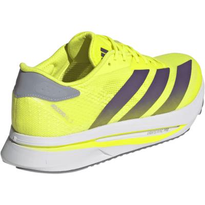 シノスポ楽天市場店のアディダス アディゼロ SL 2 /ADIZERO SL 2 メンズ ランニングシューズ JQ3128 Solar Yellow / Aurora Plum / Powder Plum レギュラーフィット ランニング ジョギング レーシングトレーニング マラソン 駅伝 陸上競技 部活 アップシューズ 耐久性 快適性｜アングル2