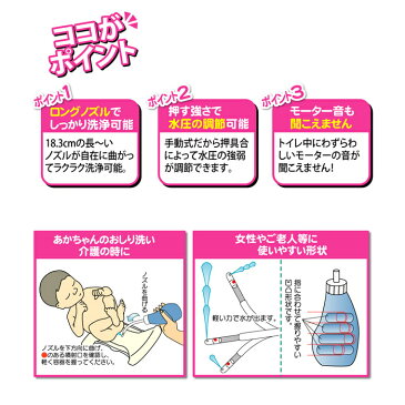 すっきりエコウォッシュ　b538『雑貨』【携帯用おしり洗浄器】【便利グッズ】【ウォシュレット】【アウトドア】【海外旅行】【レジャー】【持ち運び】【介護】【ベビー】【セレブシニア】