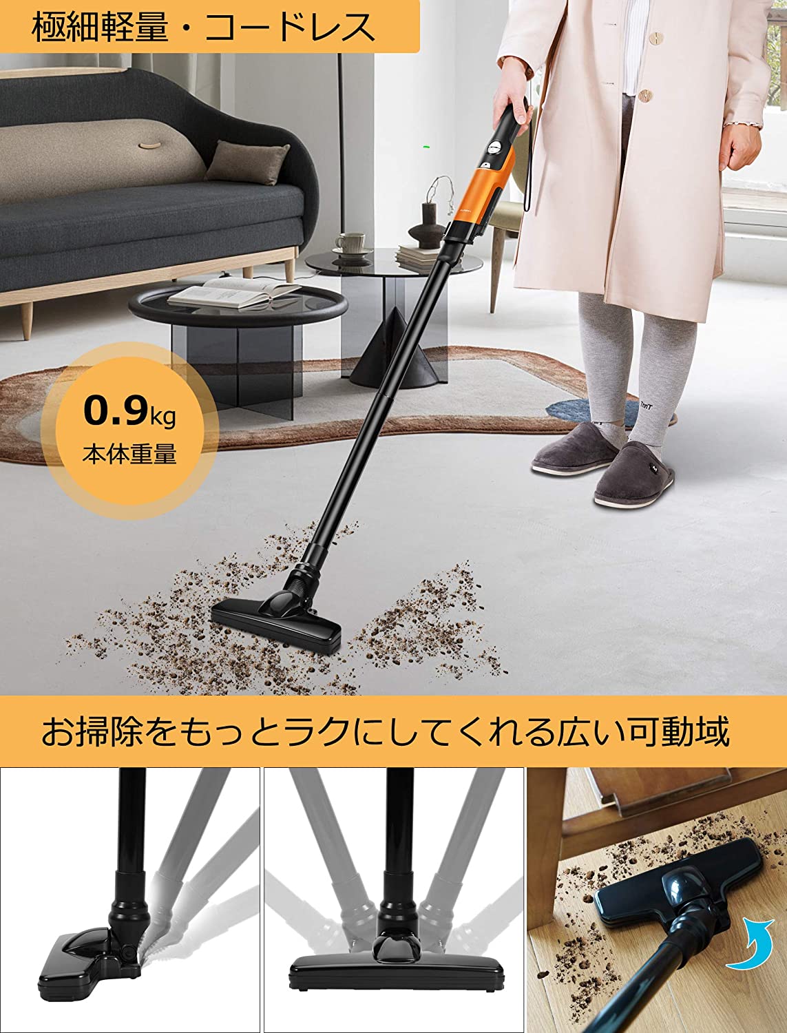 爆買い 吸引力コードレス水洗い可コードレスクリーナー店1年保証ハンディクリーナー充電式elezon 送料無料 新生活家電掃除機一人暮らし車 用強力卓上掃除機カーコードレス掃除機サイクロン