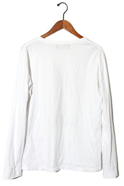 ALDIES アールディーズ Ceora Long T イラスト プリント ロングスリーブTシャツ M white オールシーズン /◆ メンズ 【中古】【ベクトル 古着】 180313 ベクトル　新都リユース