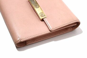 Cartier カルティエ ラブコレクション 本革 レザー 三つ折り 財布 サイフ ウォレット ピンク/◆☆ レディース 【中古】【ベクトル 古着】 180903 ベクトル 新都リユース