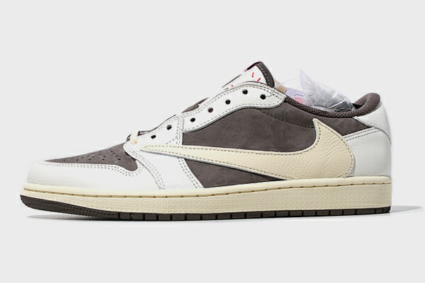 【中古】28cm 未使用品 TRAVIS SCOTT × NIKE トラビススコット ナイキ AIR JORDAN 1 LOW OG SP 'Reverse Mocha' エアジョーダン1 ロー US10 DM7866-162/● メンズ 【ベクトル 古着】 220727