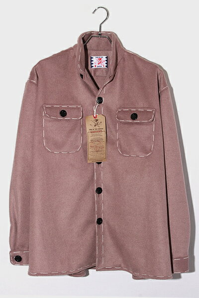 【中古】XL 未使用品 2022AW SON OF THE CHEESE サノバチーズ Stitch Shirt 長袖 ステッチシャツ BROWN..