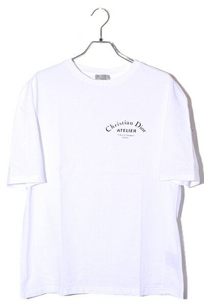 【中古】Christian Dior クリスチャンディオール SIZE:XL プリント 半袖Tシャツ WHITE ホワイト 863J62112712 国内正規品 /●☆ レディース 【ベクトル 古着】 240315