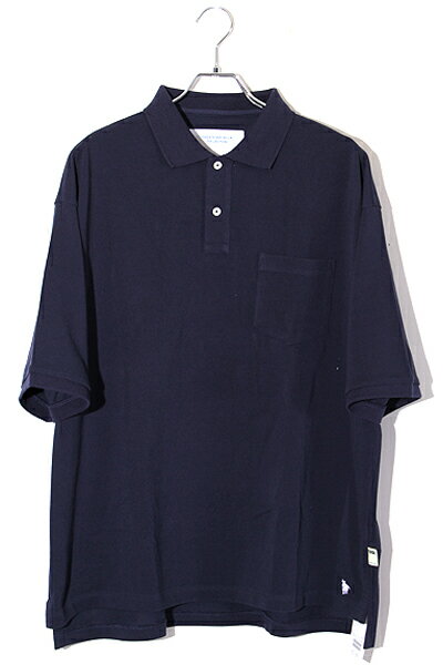 【中古】未使用品 2024SS SSZ エスエスズィー SIZE:M SSZ BUYER BILL分 Collection POLO SHIRT オーバーサイズ 半袖ポロシャツ NAVY ネイビー 11-02-0150-458 /● メンズ 【ベクトル 古着】 240407