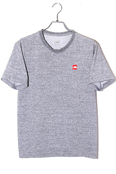 【中古】THE NORTH FACE ザノースフェイス S/S Small Box Logo Tee スモール ボックスロゴ 半袖Tシャツ L GRAY グレー NT31848 /◆ メンズ 【ベクトル 古着】 240422