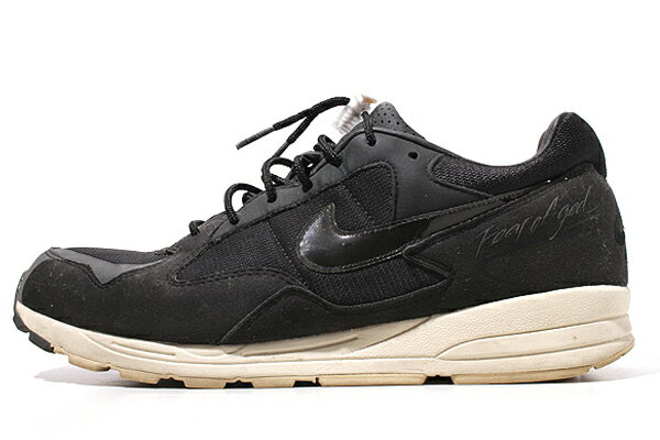 【中古】29.5cm Fear Of God × NIKE フィアオブゴッド ナイキ AIR SKYLON 2 / FOG 'Black Sail' エア スカイロン2 ブラック セイル US11.5 BQ2752-001 /◆ メンズ 【ベクトル 古着】 240508