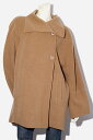 【中古】2023AW HIROKO KOSHINO ヒロココシノMANTECOサスティナブルウールリバーミドルコート 40 BEIGE ベージュ RHJAS-39900 /◆☆ レディース 【ベクトル 古着】 241124