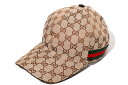 【中古】GUCCI グッチ SIZE:XS オリジナルGGキャンバス ベースボールキャップ BEIGE ベージュ 200035 KQWBG /● メンズ レディ...