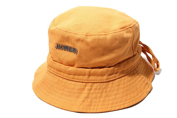 【中古】未使用品 JACQUEMUS ジャックムス LE BOB GADJO HAT バケットハット 60 LIGHT YELLOW ライトイエロー 223AC001 /● メンズ 【ベクトル 古着】 250109