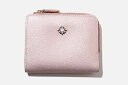 【中古】Luria 4℃ ルリアヨンドシー ラウンドファスナー 二つ折り財布 PINK ピンク /◆☆ レディース 【ベクトル 古着】 250302