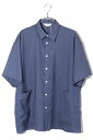 【中古】未使用品 2025SS DIGAWEL ディガウェル SIZE:1 Side pocket S/S shirt サイドポケット 半袖シャツ BLUE GRAY ブルーグレー DWYA062 /● メンズ 【ベクトル 古着】 250322(4)