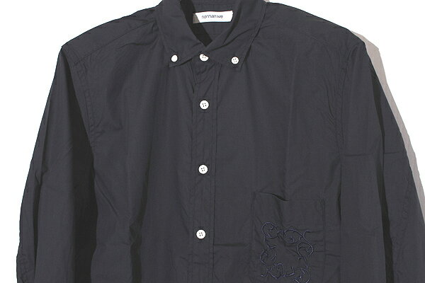 【中古】1 未使用品 2025SS nonnative ノンネイティブ DWELLER B.D. L/S SHIRT COTTON TYPEWRITER ボタンダウン 長袖シャツ DK.NAVY ダークネイビー NN-S4601 /■In2 メンズ 【ベクトル 古着】 250424