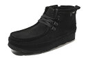 【中古】26.5cm 未使用品 CLARKS ORIGINALS × DAIWA クラークス ダイワ ANGLER'S WALLABEE GTX SP ワラビーブーツ ゴアテックス UK8.5 Black Suede ブラックスエード BS-10024W /● メンズ 【ベクトル 古着】 250430(4)