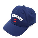 【中古】未使用品 NEIGHBORHOOD × SUBWARE ネイバーフッド サブウェア DAD CAP ダット キャップ 帽子 Navy ネイビー /● メ...