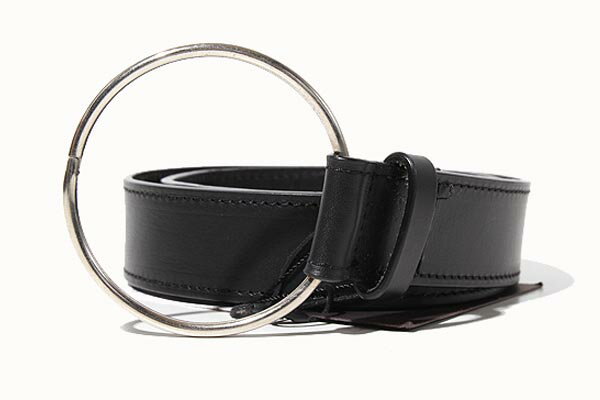 【中古】SHOOP シュープ SCRAPBOOK BELT スクラップ ブック ベルト 85 BLACK ブラック SHSS22049 /● レ..