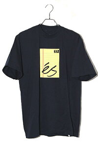 【中古】es FOOTWEAR × SSZ × BEAMS エス フットウェア エスエスズィー ビームス 別注 T-SHIRT プリント 半袖Tシャツ L NAVY ネイビー /● メンズ 【ベクトル 古着】 250624