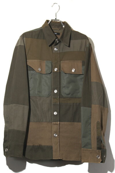 DIESEL パッチワークミリタリーシャツジャケット DIESEL パッチワークミリタリーシャツジャケット 楽天市場