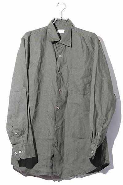 【中古】UNIQLO ユニクロ プレミアムリネンシャツ XL khaki カーキ 231-464932 /◆ メンズ 【ベクトル 古着】 250705のサムネイル