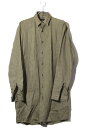【中古】junhashimoto ジュンハシモト SHOP COAT リネン ショップコート 3 khaki カーキ /◆ メンズ 【ベクトル 古着】 2507...