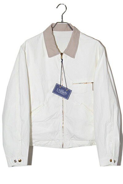 【中古】未使用品 2025SS Unlikely アンライクリー Californian Work Jacket Oxford カリフォルニアン ワークジャケット オックスフォード ブルゾン M IVORY アイボリー U25S-18-0004 /● メンズ 【ベクトル 古着】 250811