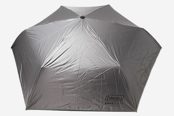 【中古】COLEMAN コールマン DARK ROOM UMBRELLA ダークルーム アンブレラ 晴雨兼用 自動開閉折りたたみ傘 GRAY グレー /◆ メンズ レディース 【ベクトル 古着】 250820のサムネイル