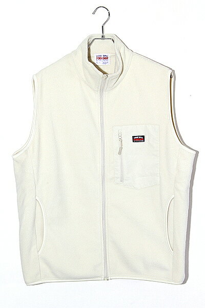 【中古】XL 未使用品 PORKCHOP GARAGE SUPPLY ポークチョップガレージサプライ FLEECE VEST フリースベ..