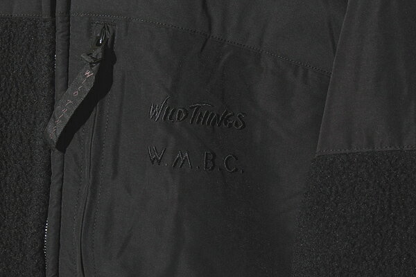 【中古】White Mountaineering × WILDTHINGS ホワイトマウンテニアリング ワイルドシングス BOA FLEECE JACKET ボアフリースジャケット M BLACK ブラック BC2473201 /● メンズ 【ベクトル 古着】 251101