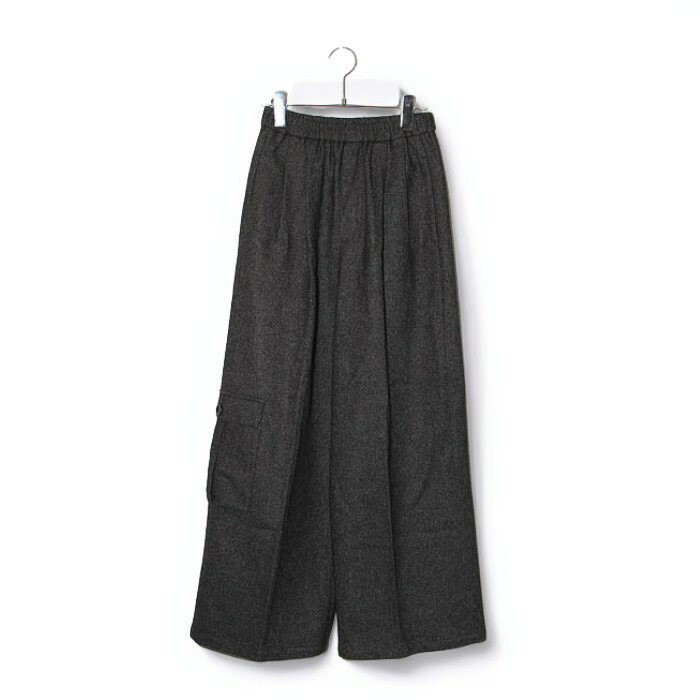 【中古】rim.ark リムアーク Tweed cargo PT ツイード カーゴパンツ 36 CHARCOAL チャコール 460HAS31-1151 /◆☆ レディース 【ベクトル 古着】 260317
