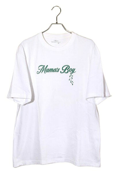 【中古】keiju ケイジュ mama's boy プリント 半袖 Tシャツ カットソー XL White ホワイト/◆ メンズ 【ベクトル 古着】 260421