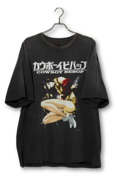 Rakuten - 【中古】2025SS SAINTMICHAEL SAINT Mxxxxxx セントマイケル CB_SS TEE / COWBOY BEBOP カウボーイビバップ ロゴプリントTシャツ カットソー XL BLACK ブラック SM-HR8-0000-C04 /● メンズ 【ベクトル 古着】 260430