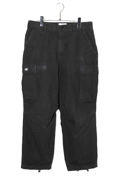 Rakuten - 【中古】2025SS WTAPS ダブルタップス MILT9602 / TROUSERS / COTTON. RIPSTOP リップストップ カーゴパンツ 02(M) BLACK ブラック 251WVDT-PTM02 /◆ メンズ 【ベクトル 古着】 260604