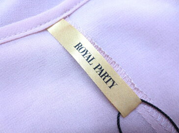 ロイヤルパーティー ROYAL PARTY ハシゴレース かぎ編み 七分袖 シフォン ワンピース 38 春秋 レディース 【中古】【ベクトル 古着】 170923 ベクトル 新都リユース