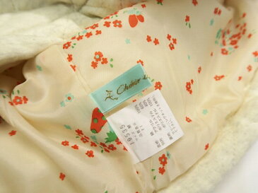シェリーラファム Cherir la femme ボア切替 裏地小花柄 キルティング 中綿 フーデッド ジャケット M レディース 【中古】【ベクトル 古着】 171208 ベクトル 新都リユース