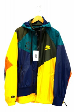 【中古】未使用品 NIKE×SACAI ナイキ×サカイ 2019-20AW CD6298-739 Hooded Anorak Jacket 再構築 アノラック ジャケット XL 【ベクトル 古着】 220809