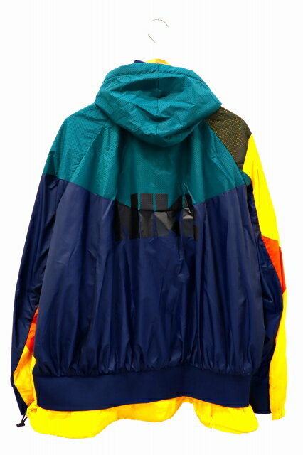 【中古】未使用品 NIKE×SACAI ナイキ×サカイ 2019-20AW CD6298-739 Hooded Anorak Jacket 再構築 アノラック ジャケット XL 【ベクトル 古着】 220809