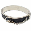【中古】ルイヴィトン LOUIS VUITTON M68877 モノグラム・エクリプス ブラスレ ピン ロック バングル M メンズ 【ベクトル 古着】 241...