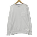 【中古】スーパーサンクス SUPERTHANKS ST15SS1-KT クルーネック 長袖 ポリエステル ニットセーター M ホワイト 【ベクトル 古着】 241224(4)