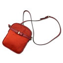 【中古】サルヴァトーレフェラガモ Salvatore Ferragamo ヴァラ ライン ショルダーポーチ ポシェット レッド 【ベクトル 古着】 250128