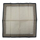 【中古】未使用品 Pirttr Balmain ピエールバルマン コットン 総柄 プリント ハンカチ ベージュ メンズ 【ベクトル 古着】 250205