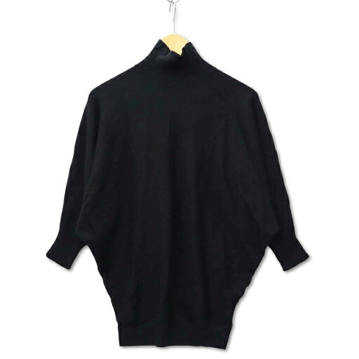 【中古】ユアーズ urs ハイネック とろみ ドルマン レーヨンニット トップス ブラック M レディース 【ベクトル 古着】 250407 【中古】ユアーズ urs ハイネック とろみ ドルマン レーヨンニット トップス ブラック M レディース 【ベクトル 古着】 250407