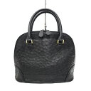 【中古】Champrose オーストリッチ ハンドバッグ BLACK(ブラック) レディース 【ベクトル 古着】 250408